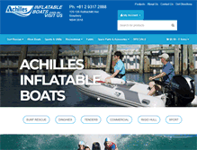 Tablet Screenshot of inflatableboats.com.au